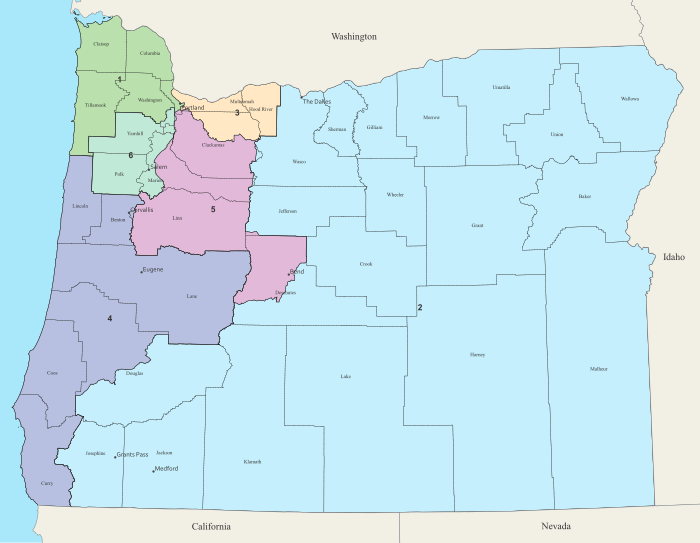 Oregon's congressional districts Wikiwand