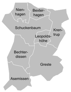 Ortsteile von Leopoldshöhe.svg