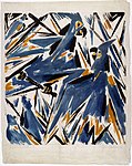 Papageien / Papegojor, färgträsnitt (1917)