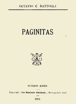 Миниатюра для Файл:Paginas - Octavio C. Battola.pdf