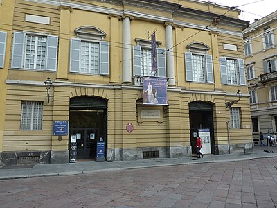 L'entrée du Musée Lombardi.