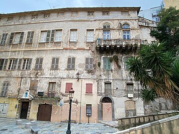 Façade du Palazzu Caraffa