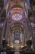 Palma Cathedral, Mallorca, nave, 44 m (144 ft)