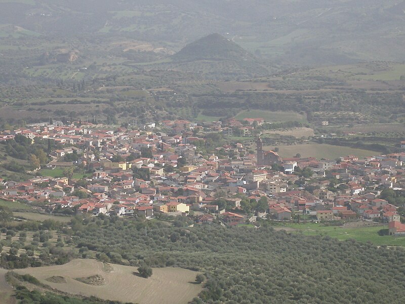 File:Panorama di Gesturi visto dalla Giara.JPG