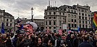 Demonstranten am Trafalgar Square in London