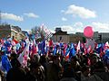 Manifestants à Paris.