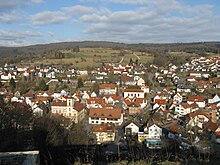 Partenstein (gesehen von Burgruine Bartenstein)