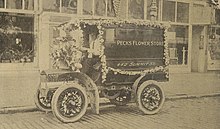 Peck's Flower Store Delivery Truck, Toledo, Ohio Peck's Flower Store Delivery Truck, Toledo, Ohio - DPLA - de8cc1e5b0bf39443708728b0a3ac362 (page 1) (cropped).jpg