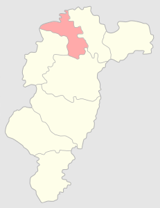 Лодзинский уезд на карте