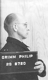 Philipp Grimm i amerikansk fångenskap år 1947.