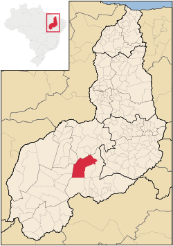 Localização de Canto do Buriti no Piauí