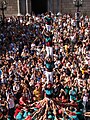 Primer pilar de 5 dels Castellers de la Sagrada Família