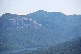 Pinnacle Mountain (South Carolina) viewed from Caesars Head, June 2019.jpg
