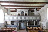 Pinnow Murchin Kirche Orgelempore.JPG
