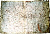 The 1367 chart of the Pizzigani brothers. (Full 10 MB Version) Pizigani 1367 Chart 1MB.jpg