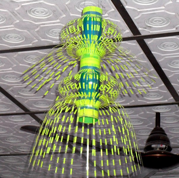 File:Plastic craft for ceiling,Tamil Nadu111.jpg