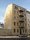 Apartment building in closed development