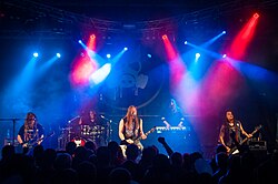 Poisonblack на фестивала „Rakuuna Rock“ през 2014 г.