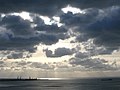 Nuvole nere sul porto Alti Fondali di Manfredonia