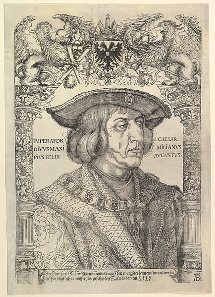 File:Portrait of the Emperor Maximilian I in an Architectural Frame (copy) MET DP820488.jpg