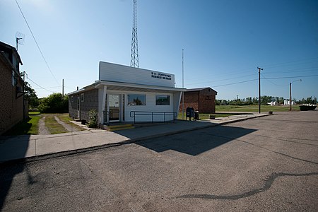 Post office in Fairdale, North Dakota 7-19-2009.jpg