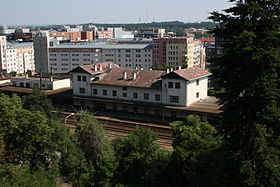 Der Bahnhof Praha-Vysočany (2010)