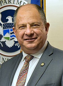 Luis Guillermo Solís Rivera (2014-2018) PAC 25 d'abril de 1958 (64 años)