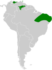 Procnias averano map.svg