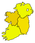 Vignette pour Liste des châteaux irlandais par province