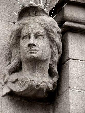 Retrospective portrait of Catherine (ca.1873) by Benjamin Payler Queens Hotel Barnsley in 2017 (1).JPG