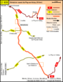 Carte de la route départementale 906 en Haute-Loire.