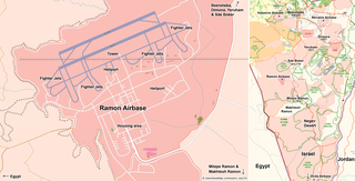 <span class="mw-page-title-main">Ramon Airbase</span> Israeli Air Force base near Mitzpe Ramon