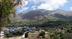 Embonas with Mount Attavyros in the background