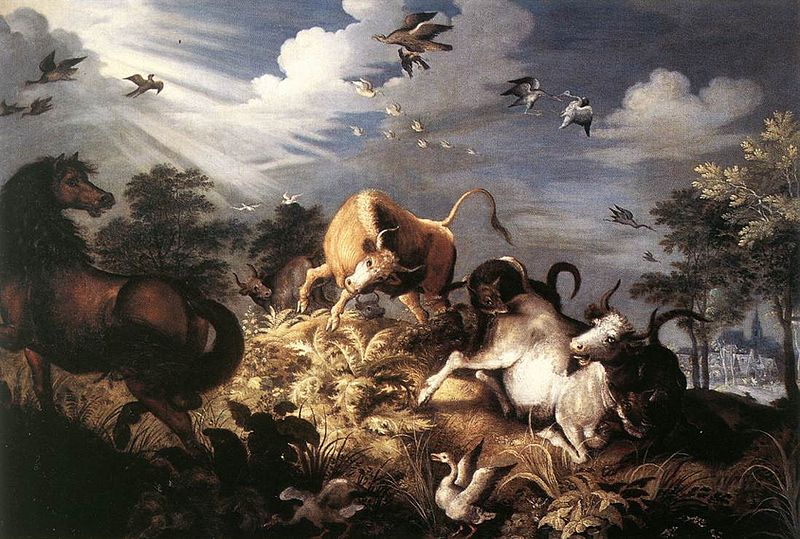 File:Roelant Savery - Horses and Oxen Attacked by Wolves - WGA20884.jpg