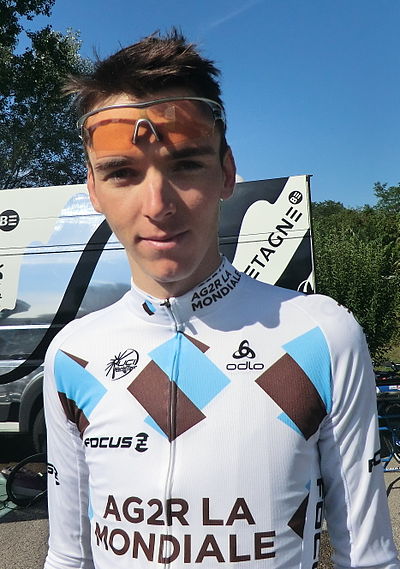 Romain Bardet 2e de l'étape (ici en 2013).