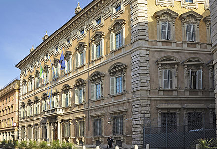 Palazzo Madama, the meeting place of the Italian Senate.