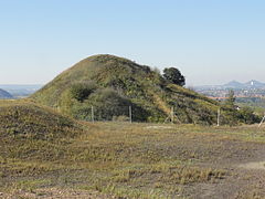 Le terril n° 84 vu depuis le terril n° 101.