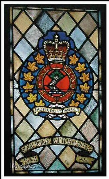 Royal Roads Military College stained-glass window