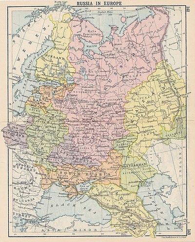 Map of the European part of the Russian Empire, 1890 Russia in Europe.jpg