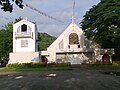 Bagian depan Parish Church of St. Michael the Archangel, terletak di Barangay San Vicente (Pob.)