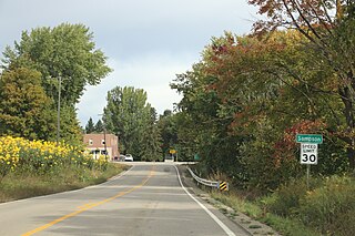 <span class="mw-page-title-main">Sampson, Oconto County, Wisconsin</span> Unincorporated community in Wisconsin, United States