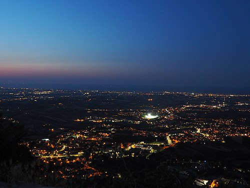 San Marino, Rimini, Adriatic coast