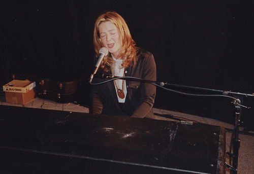 Sarah McLachlan's "Angel" spent 12 weeks at number one. Sarah McLachlan.jpg