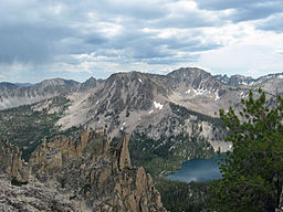 Sawtooth Mountains and Toxaway Lake