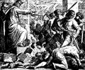 Moisés manda matar os idólatras. Êx. 32:26-28.