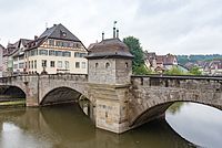 Schwäbisch Hall, Henkersbrücke-20160918 -002.jpg