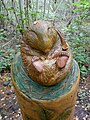 Sculpture in the Wildlife Walk at Joyden's Wood.