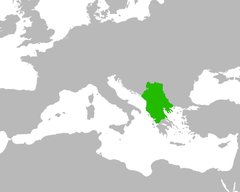 Serbien under Dušan, 1355