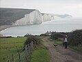 A view of the Seven Sisters from Seaford Head
