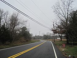 Intersection of CR 527 and Ely Harmony Road